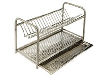 ELLETIPI Bridge i813 CB afdruiprek of wand, 71 cm, roestvrij staal, staal