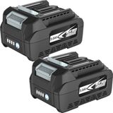 Makita Lot de 2 batteries de remplacement 40V 5.0Ah pour XGT40V MAX