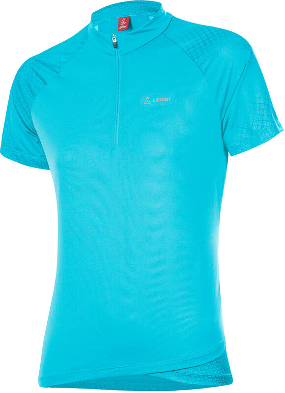 Löffler Rise 3.0 Half-Zip Bike Shirt Women, cool water