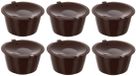 Ruhhy Capsules de café - Réutilisable - 6 Pièces - Brun - Silicone