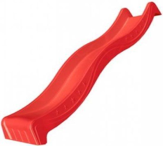 Intergard Glijbaan rood - voor houten speeltoestellen 150cm platvormhoogte