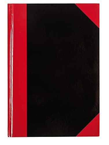 Idena 10147 - Kladde DIN A5 - 96 vellen - Geruit - Rood/Zwart