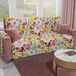 PETTI Artigiani Italiani - 4-zitsbankhoes, bankhoes, tweepersoons, vuilafstotend, kleur vlinders, 100% Made in Italy
