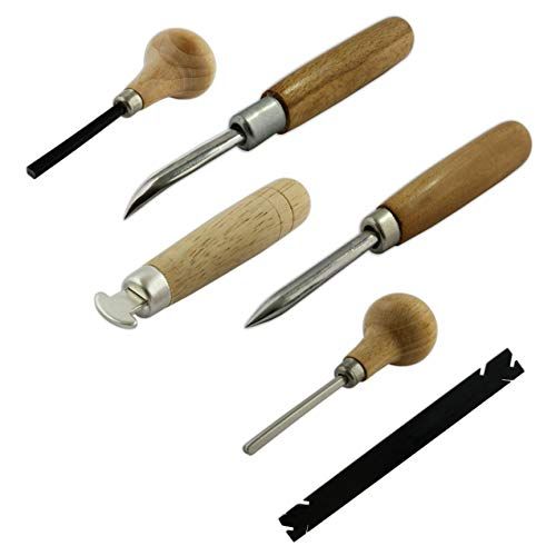 Jewellers Tools 6 BEZEL SET : Juweliers Steen Setting Claw Bezel Prong Lifter Pusher Roller Burnisher Tool (220)
