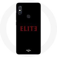 Maniacase Hoesje voor Xiaomi Redmi Note 5 Pro Elite Seizoen 5 Logo Rood Zwarte Achtergrond