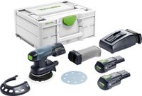 Festool ETSC 125 3,0 I-Plus Accu Excenterschuurmachine 18V 3.0Ah in Systainer - 577694