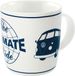 BRISA VW Collection - Volkswagen Keramiek Koffie-Thee-Cappuccino-Kop-Mok-Haferl Mok voor Keuken T1, T2, T3, T4, T5, T6 Bulli Bus (370 ml/Bulli chauffeur/Kleur)