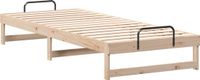 vidaXL Bedframe - Massief grenenhout - Bruin - 80 x 220 cm