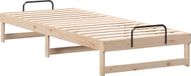 vidaXL Bedframe - Massief grenenhout - Bruin - 80 x 220 cm