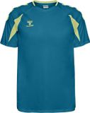 Hummel sportshirt Hmlcore 2.0 Jersey S/S 230826 Celestial/Pale Lime Yellow-3XL