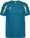 Hummel sportshirt Hmlcore 2.0 Jersey S/S 230826 Celestial/Pale Lime Yellow-3XL
