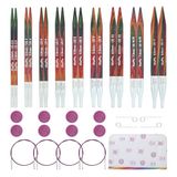 KnitPro Symfonie 2 Deluxe Verwisselbare Naaldset 4" (10cm) | 9 Maten (3mm tot 8mm)