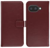 Selencia Echt Leren Bookcase voor Google Pixel 10a - Burgundy