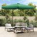 Prolenta Maison Exclusive Parasol met stalen mast, 300 cm, groen