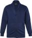 JP 1880 - Heren - Trainingsjasje sjaalkraag knoopsluiting kangoeroezak - Navy blauw - Maat 5XL