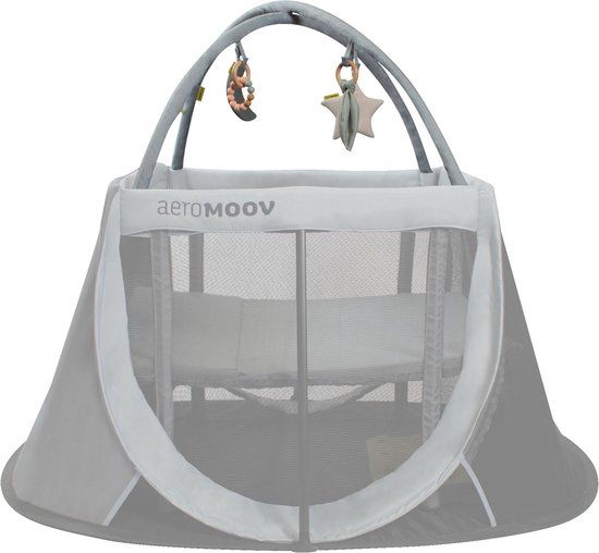 AeroMoov Instant Travel Cot Speelboog Grey Rock - 0-36 maanden - Grijs