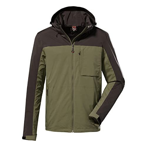 killtec Men's Functioneel jack/outdoorjack - KOS 111 MN JCKT, light olive, XL