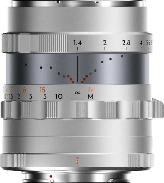Thypoch FF 28mm f/1.4 Lens for Fujifilm X - Silver