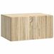 vidaXL Wandmontage TV-kast 59,5 x 41 x 30 cm Sonoma Eiken Bewerkt hout