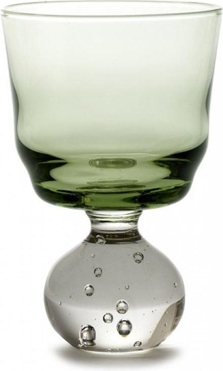 Serax Bela Silva Eternal glas op voet S - D6.3cm - H9.5cm - grijs