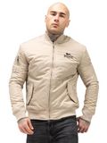 Lonsdale Tern Hill Bomberjack Heren Zand/Zwart XXL