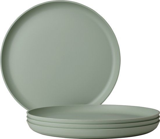 Mepal Silueta - Dinerbord - 4 stuks - Nordic Sage