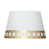 Dalia E14 tafellamp wit/goud 25x20x15cm