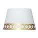 Dalia E14 tafellamp wit/goud 25x20x15cm