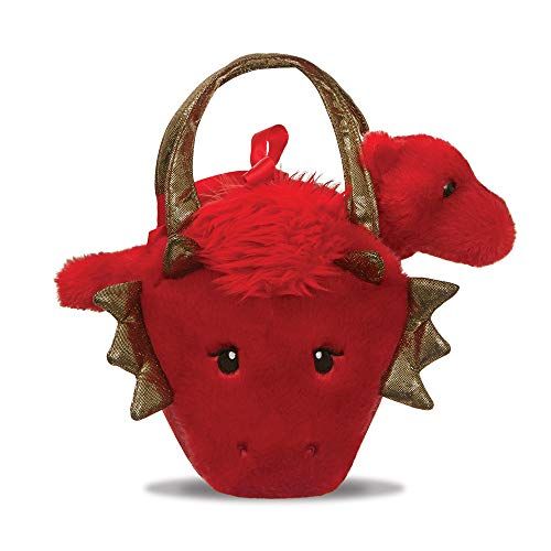 Aurora Uk Aurora 61252 Fancy Pal Dragon Peek-A-Boo 20,3 cm, rood