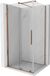 Mexen Velar cabine de douche coulissante 120 x 85 cm, transparent, or rose