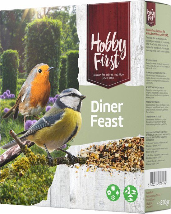 Hobbyfirst Wildlife Diner Feast - Vogelvoer - 850 g
