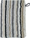 Cawo Lifestyle Streifen Washandje - Kiezelsteen 16x22