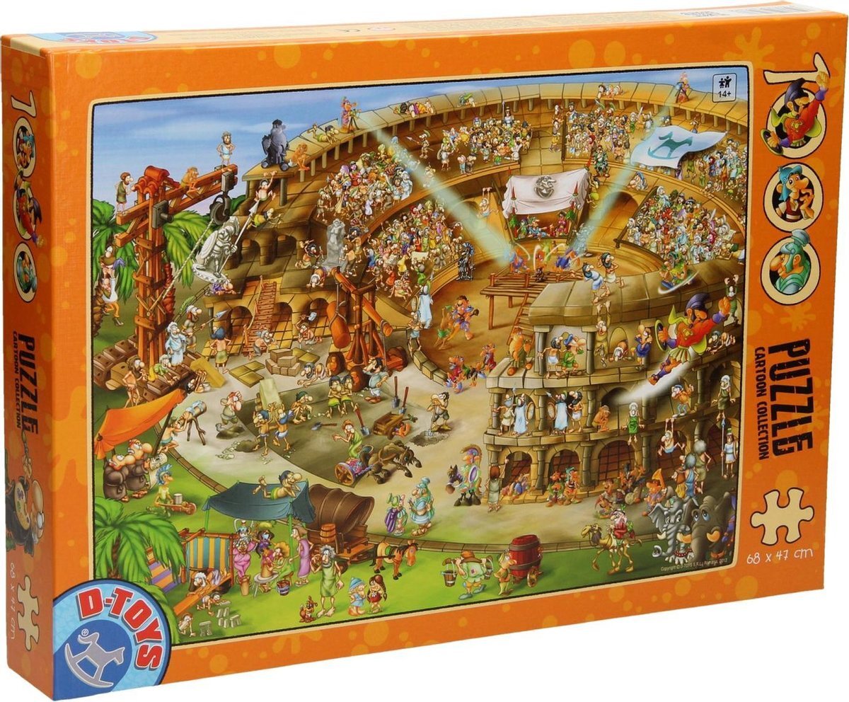 dtoys Cartoon Legpuzzel 1.000st - Colosseum