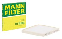 MANN-FILTER Filter binnenlucht deeltjesfilter CU 18 002
