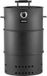 VEVOR Rookoven, 470mm, Houtskoolgrill, Barbecue Rookoven, Gecoat Stalen Grillvat met 2 Grillroosters, 1 Ophangstang, 6 Haken en Thermometer