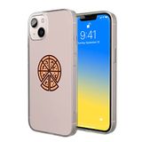 Bonateks, Digitaal bedrukte hoes, compatibel met iPhone 14, telefoonhoes, beschermhoes, schokbestendig, siliconen, flexibel, transparant