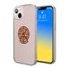 Bonateks, Digitaal bedrukte hoes, compatibel met iPhone 14, telefoonhoes, beschermhoes, schokbestendig, siliconen, flexibel, transparant