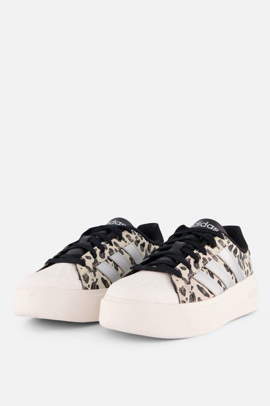 Adidas Streettalk Bold Sneakers beige Leopard Leer Dames Maat 40