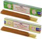 Satya Wierook cadeaus set - 2x geurstokjes - Patchouli en Jasmijn geur - Meditatie