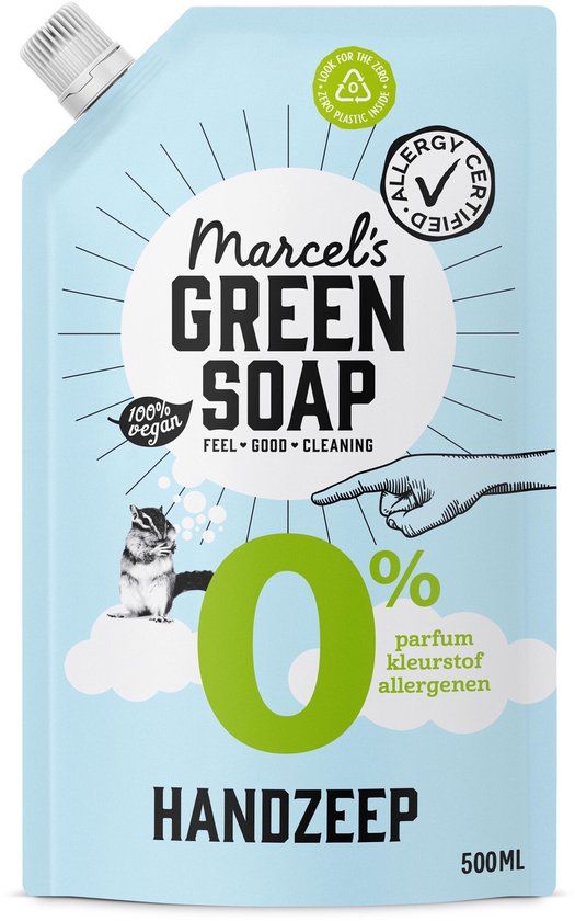 Marcel's Green Soap Handzeep 0% Navulling 500 ml