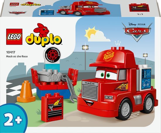 LEGO DUPLO Disney en Pixar&#39;s Cars Mack bij de race - 10417