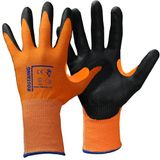 ROSTAING DURANIT-PLUS handschoen - paar snijbeschermende handschoenen – bouw en doe-het-zelf – geschikt voor snij- en schuurwerkzaamheden – ideaal voor dakdekkers, gravisbehandeling – oranje