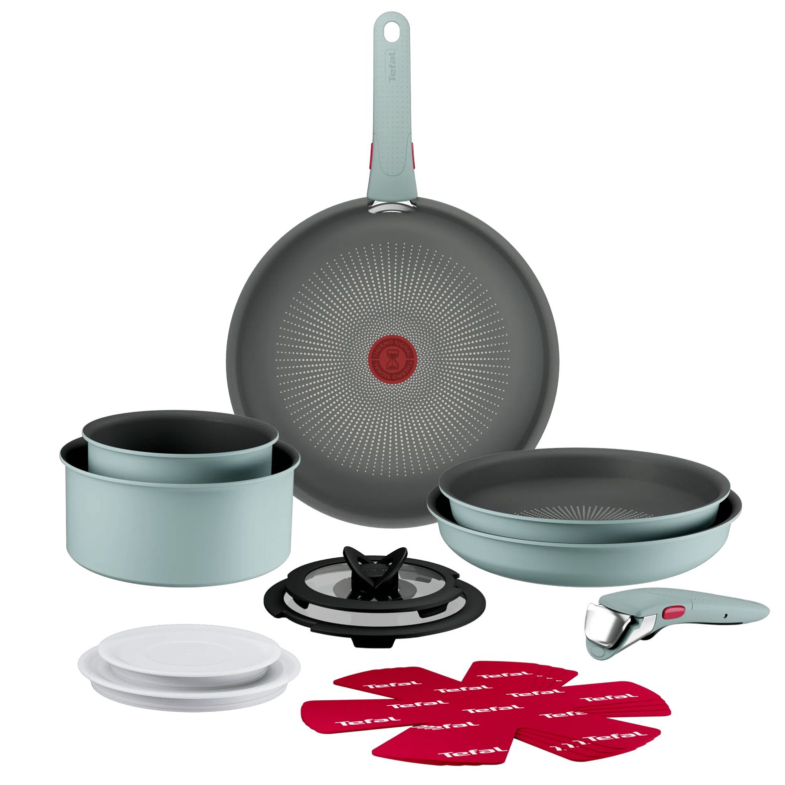 Tefal Ingenio Halo Eucalyptus 15-delige pannenset