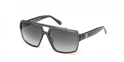 Guess GU00223 Shiny grey 61/14/145 Man Zonnebrillen