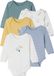 Vertbaudet Set van 5 babybody's met lange mouwen