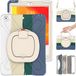 Commute Case iPad6 / Air2, zware stabiele schokbestendige kinderhoes met displaybeschermfolie 3-in-1 schokbestendige bumper met 360° ringhouder standaard draagriem (lichtgroen)