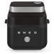 Smeg AFC01BLMEU Heteluchtfriteuse Zwart, Zilver