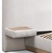 Vente-unique Bed met opbergruimte stof beige 160 x 200 cm