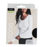 Boody Damestop Lange Mouw Zwart L