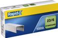 Rapid Standaard Nieten Nr. 23, Capaciteit 20 vel, 23/6 mm, Gegalvaniseerd staal (doos 10 x 1000 stuks)
